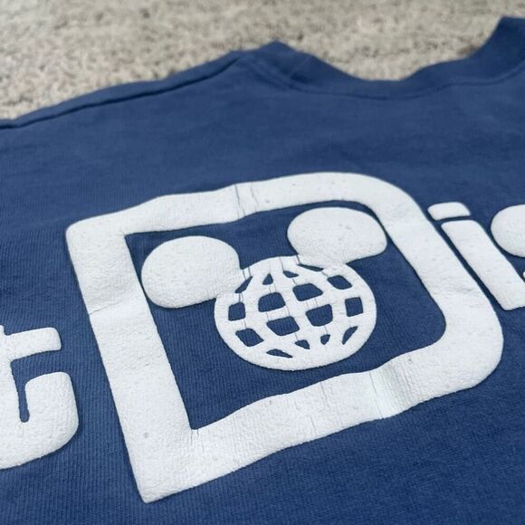Disney Parks Spirit Jersey Adult Small Retro Walt Disney World Moonlight Blue - Picture 3 of 7